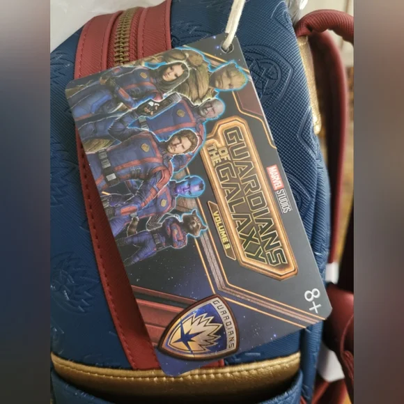 Guardians of the Galaxy Blue and Gold Backpack - Picture 7 of 8
